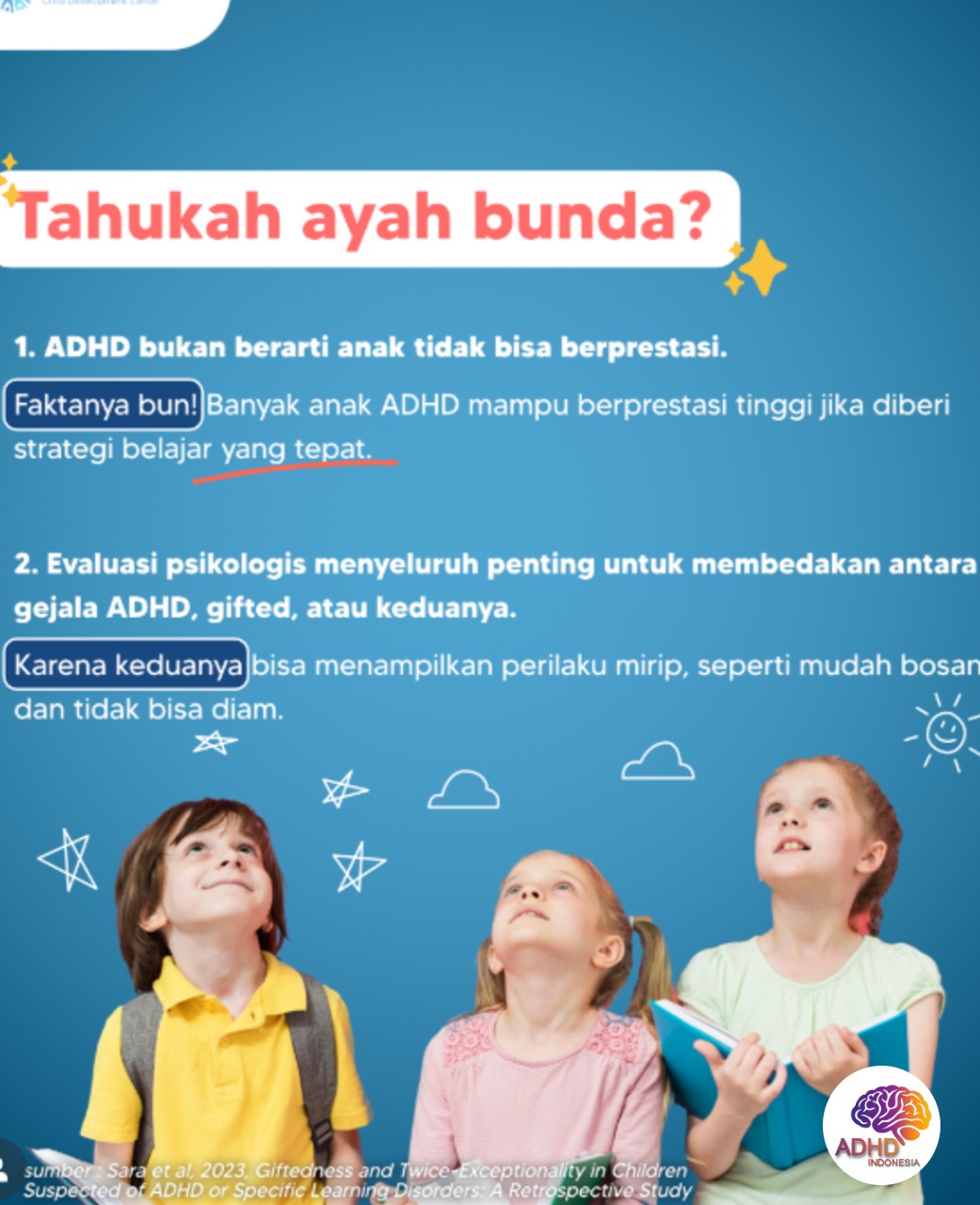 Peran Orang Tua dalam Mendampingi Anak ADHD di Kabupaten Pegunungan Bintang